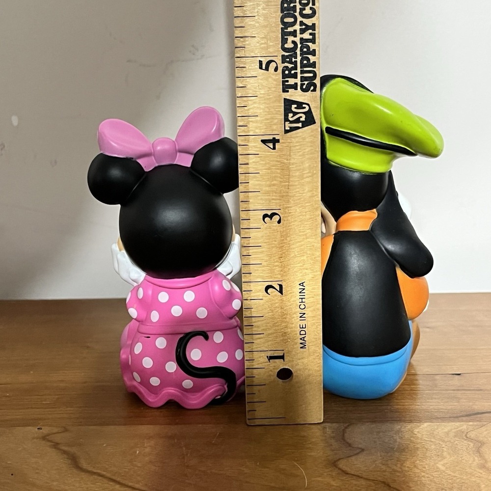 Disney Collectible Minnie‎ Mouse & Goofy Plastic Display Toys 4" - Picture 5 of 6